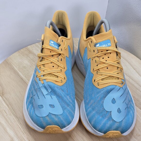 New Balance FuelCell TC Teal/Yellow - Mens US 9 Rrunning Walking Comfort Shoes - Picture 4 of 9